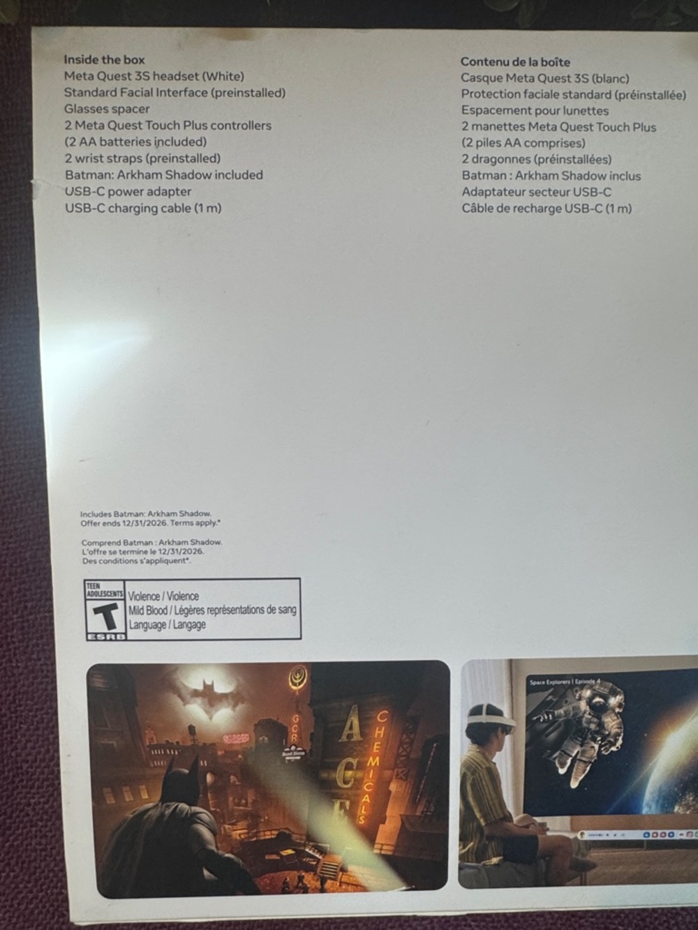 Meta Quest 3 Wireless VR Headset - White - Picture 8 of 8